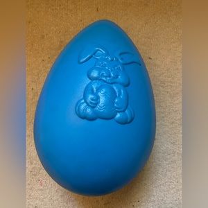 Large blue Easter egg holiday decoration